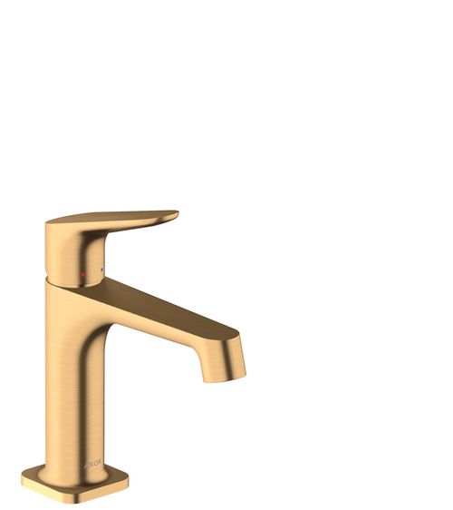 AXOR-HG-AXOR-Citterio-M-Einhebel-Waschtischmischer-100-mit-Zugstangen-Ablaufgarnitur-Brushed-Brass-34010950 gallery number 1